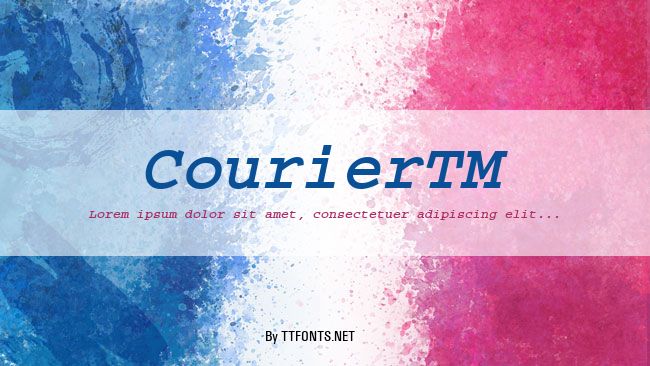 CourierTM example