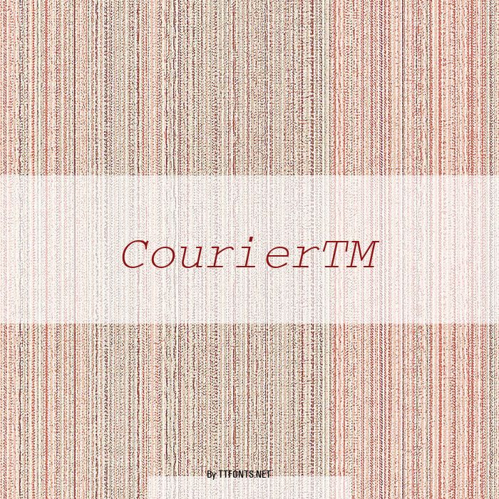 CourierTM example