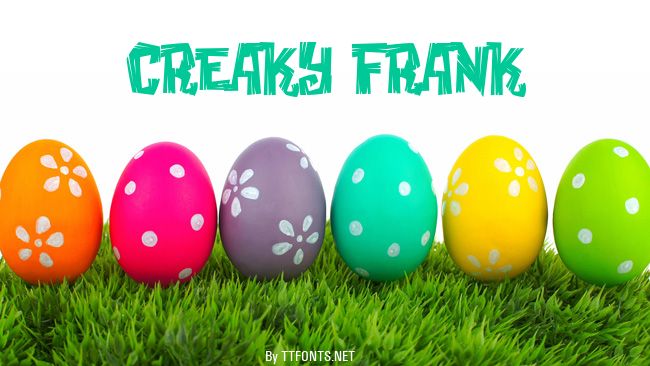 Creaky Frank example