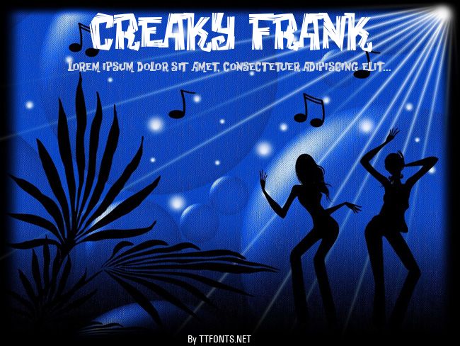 Creaky Frank example