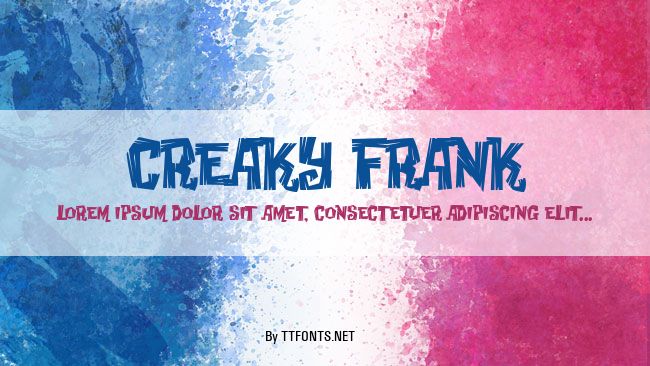 Creaky Frank example