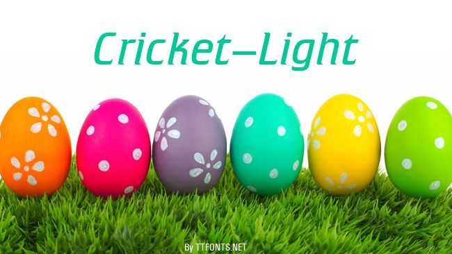 Cricket-Light example