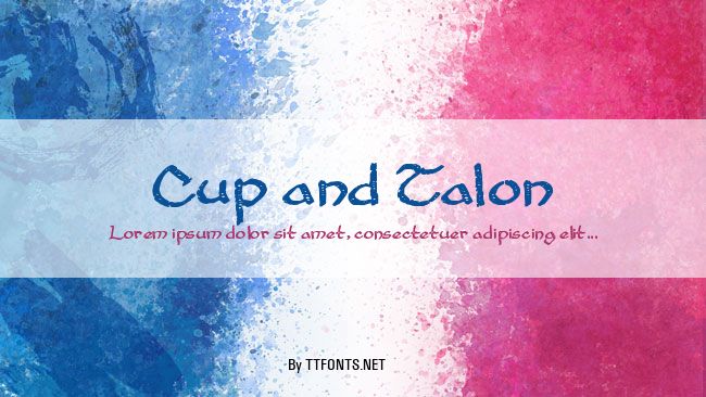 Cup and Talon example