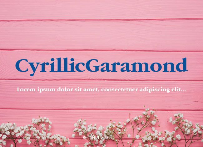 CyrillicGaramond example