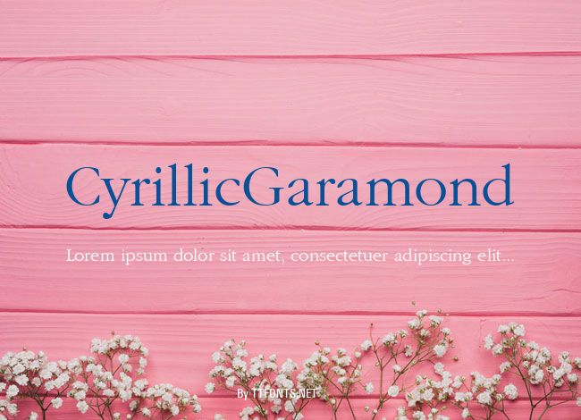 CyrillicGaramond example