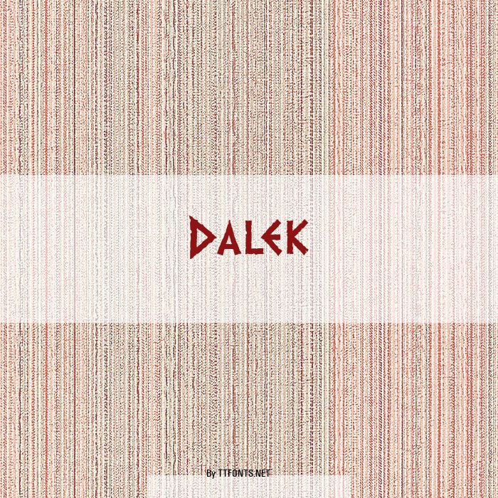 Dalek example