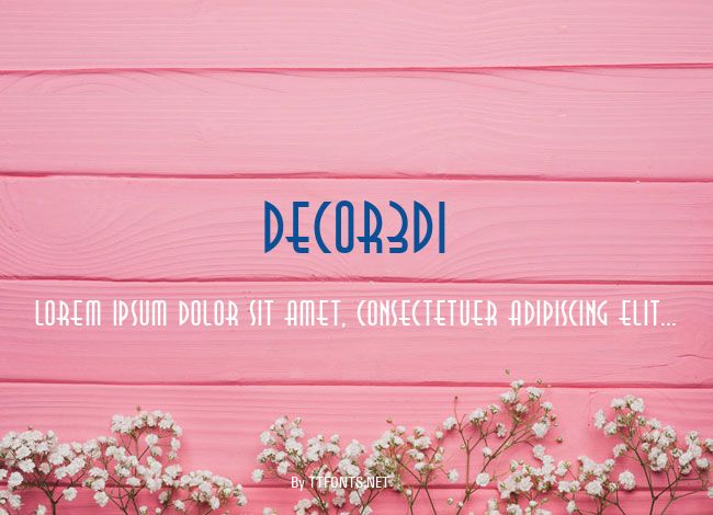 Decor3di example