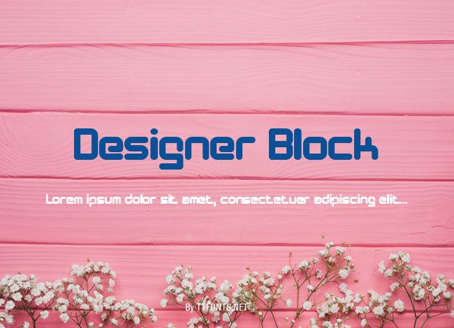 Designer Block example