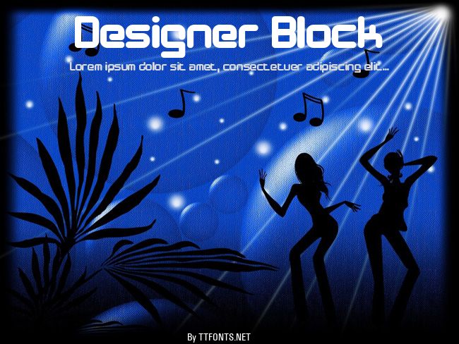 Designer Block example