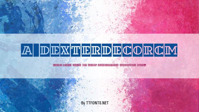 a_DexterDecorCm example
