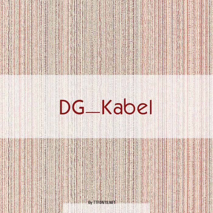 DG_Kabel example