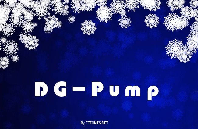 DG_Pump example