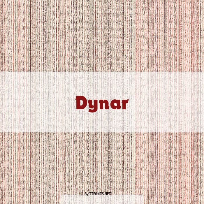 Dynar example