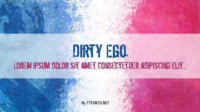 Dirty Ego example