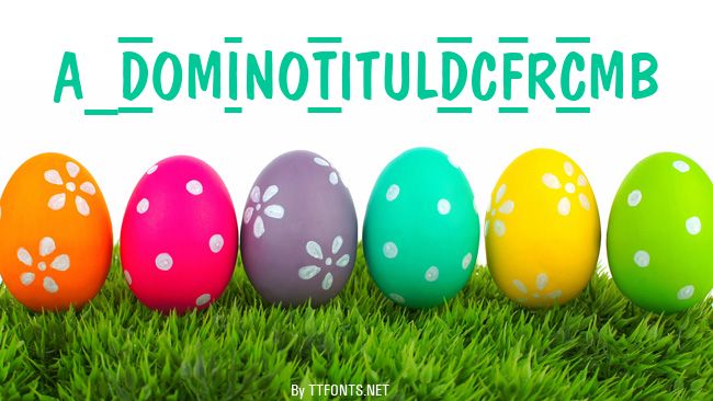 a_DomInoTitulDcFrCmb example