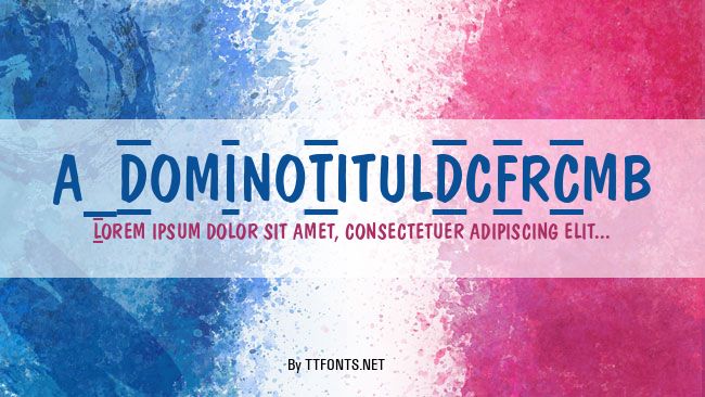 a_DomInoTitulDcFrCmb example