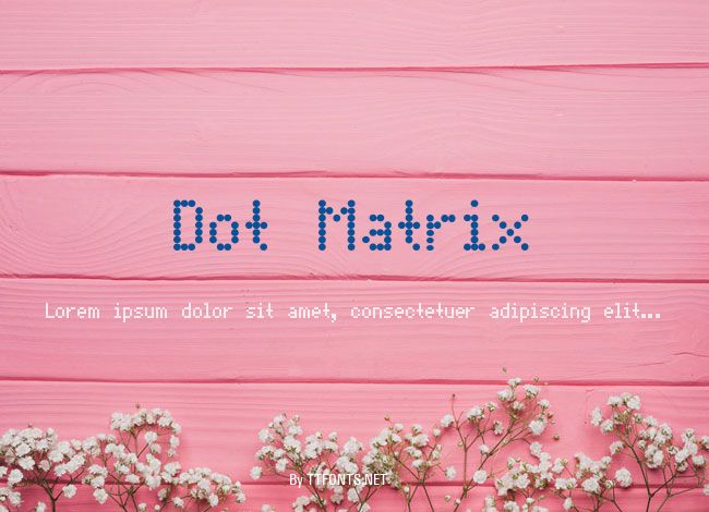 Dot Matrix example