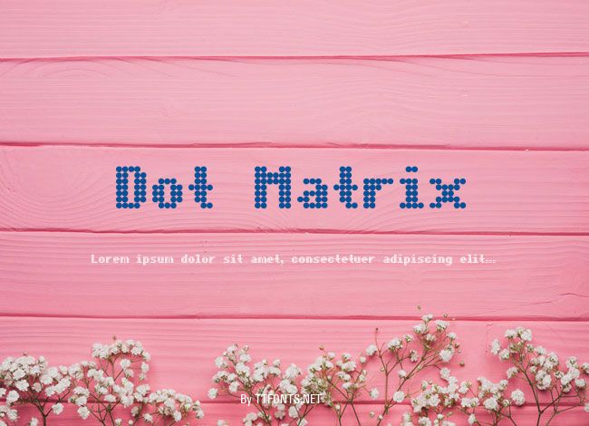 Dot Matrix example