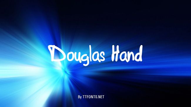 Douglas Hand example