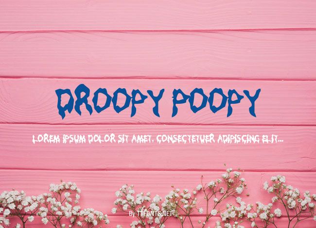 Droopy Poopy example