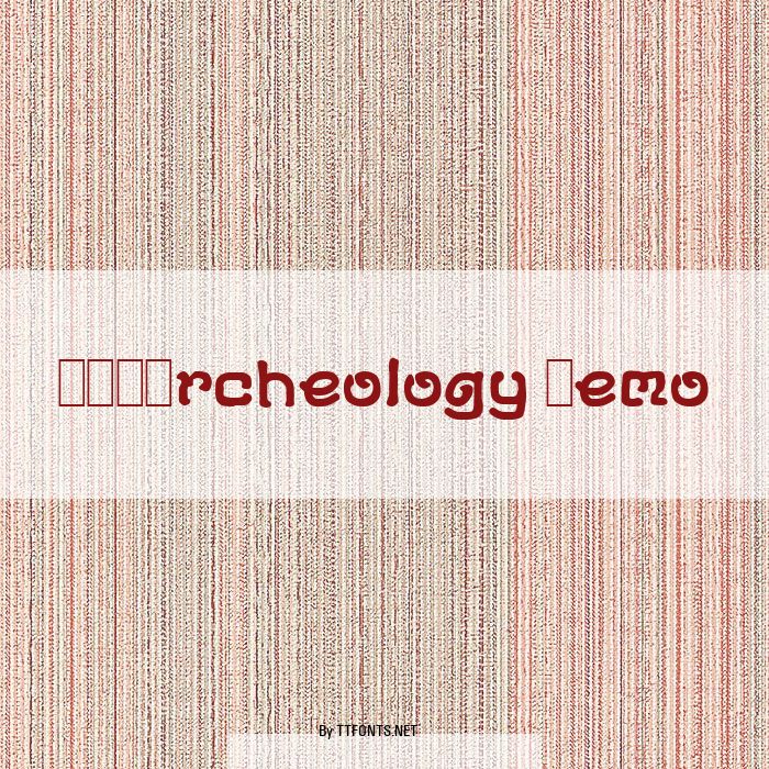 DS-Archeology Demo example