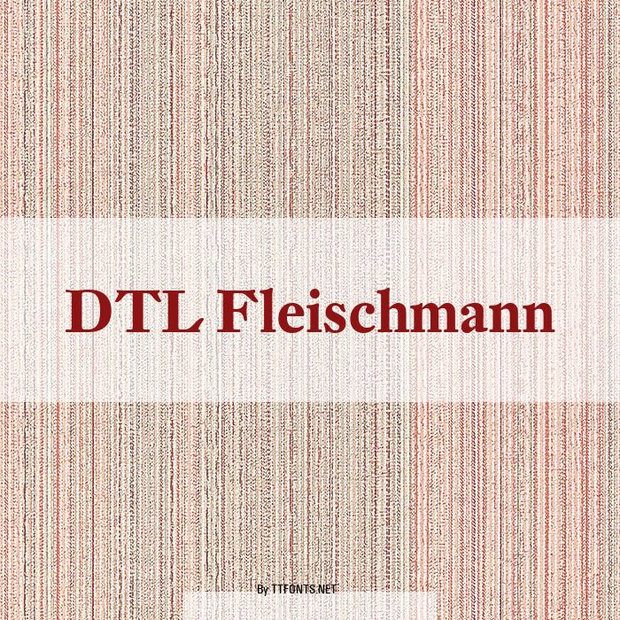 DTL Fleischmann example