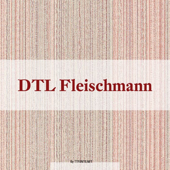 DTL Fleischmann example