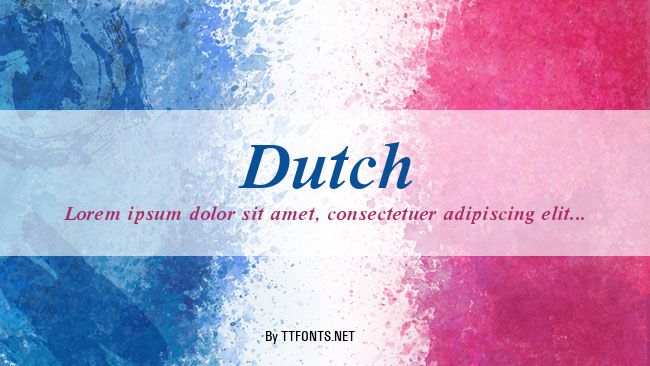 Dutch example