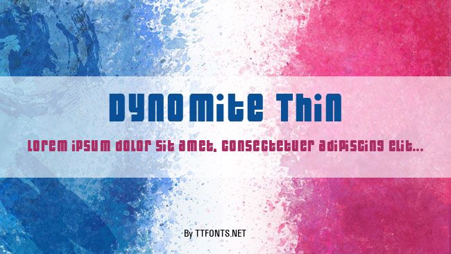 Dynomite Thin example