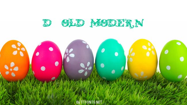 D_OLD MODERN example