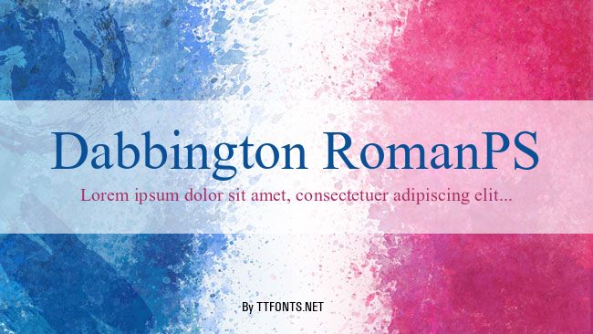 Dabbington RomanPS example