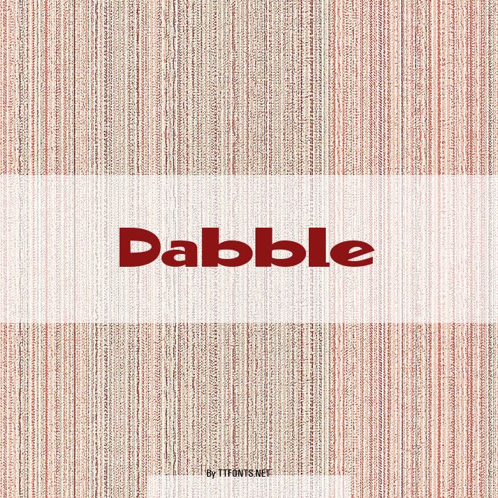 Dabble example