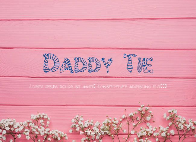 Daddy Tie example