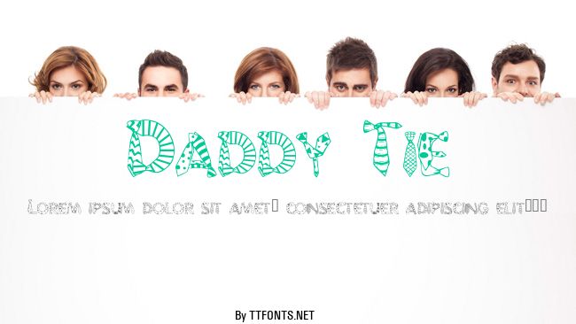 Daddy Tie example