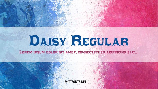 Daisy Regular example
