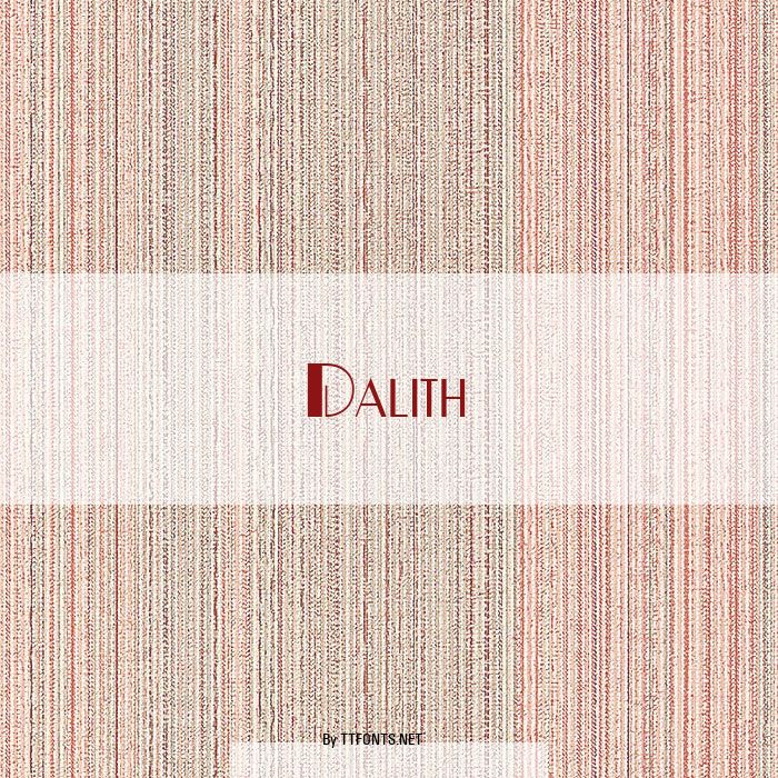 Dalith example