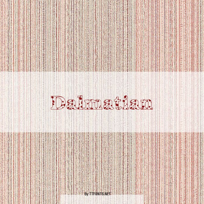 Dalmatian example