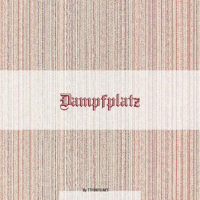 Dampfplatz example