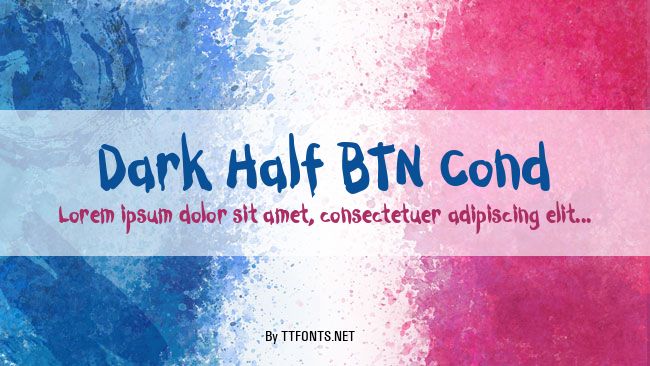 Dark Half BTN Cond example