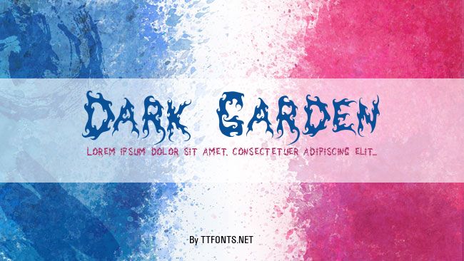 Dark Garden example