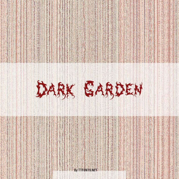 Dark Garden example