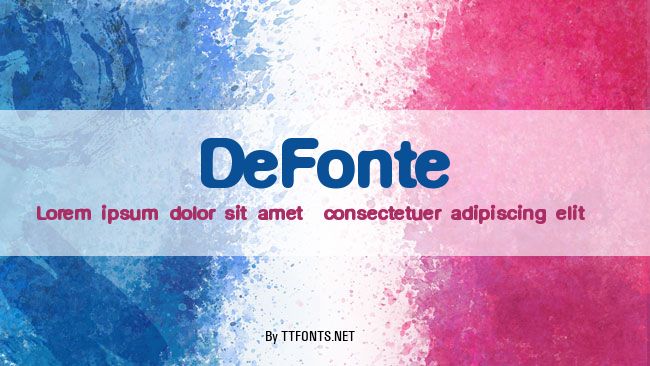 DeFonte example