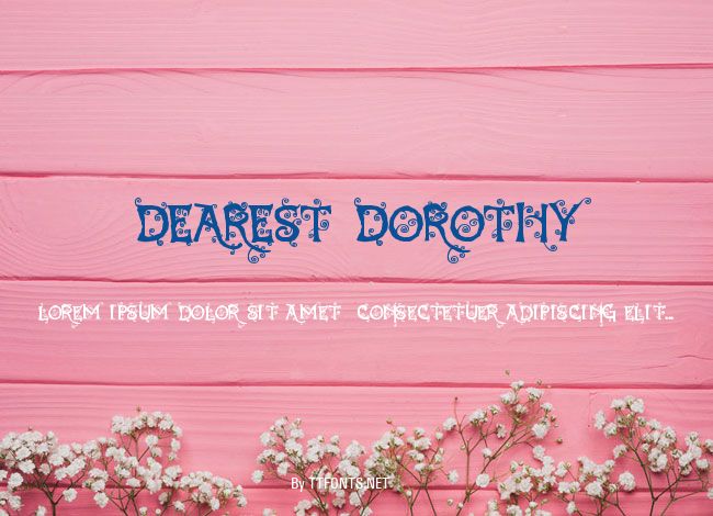 Dearest Dorothy example