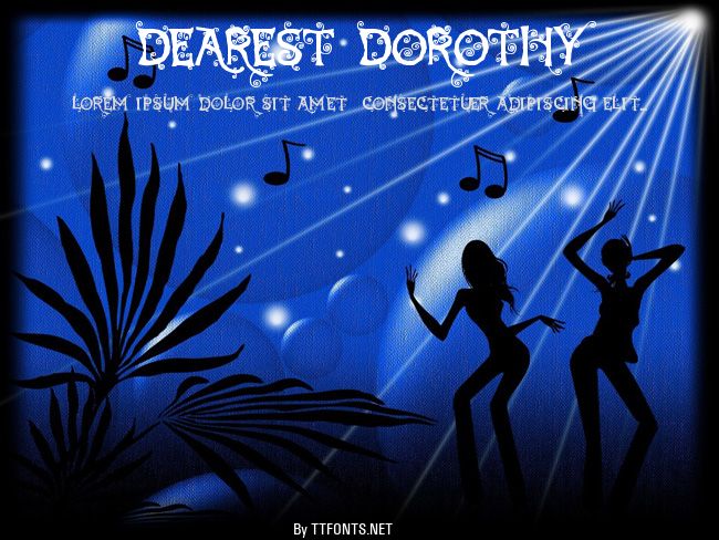 Dearest Dorothy example