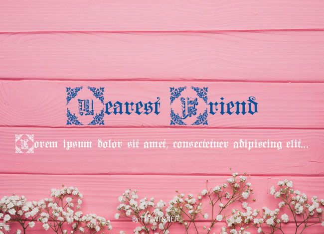 Dearest Friend example
