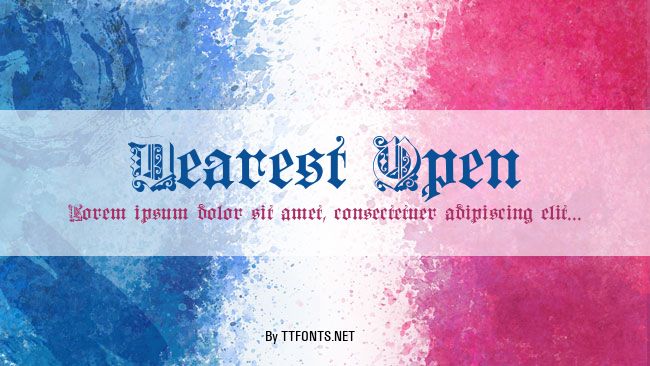 Dearest Open example