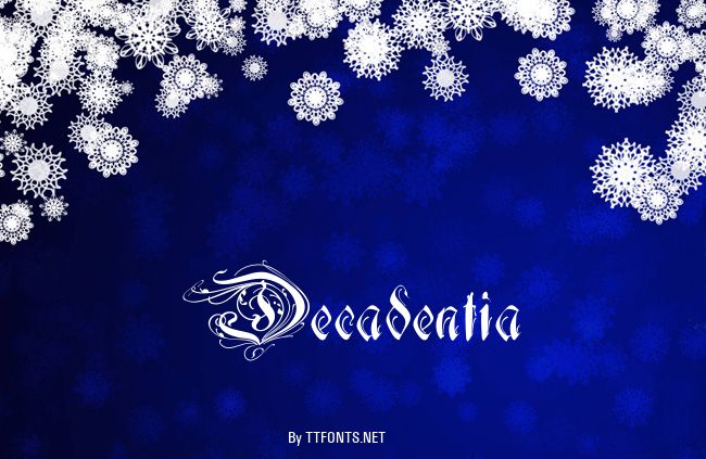 Decadentia example
