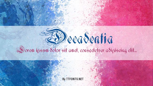 Decadentia example