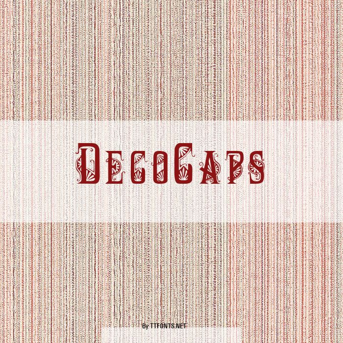 DecoCaps example