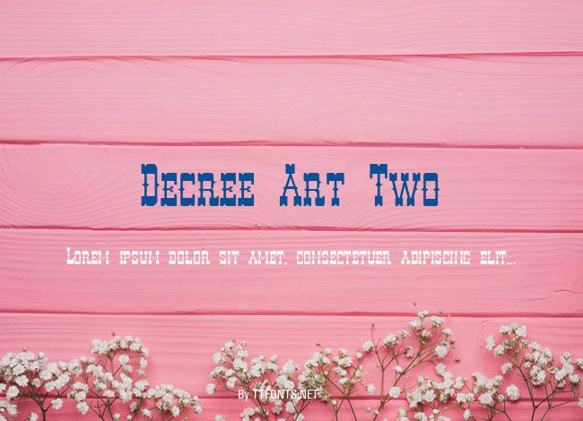 Decree Art Two example